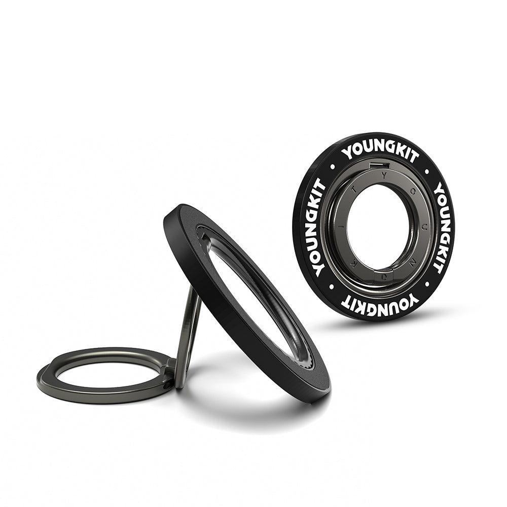 Youngkit Magnetik 360 Derece Dönebilen Double Ring Serisi Parmak Ring Stand Youngkit Magnetik 360 Derece Dönebilen Double Ring Serisi Parmak Ring Stand